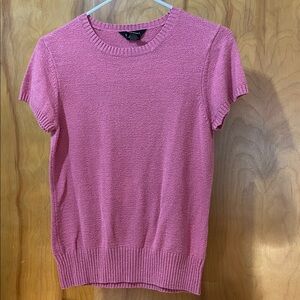 George Raspberry Knit Top